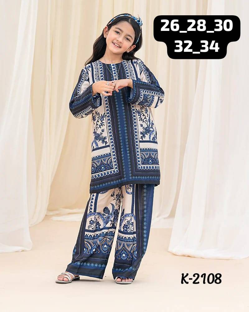 K-999 Kids Collection By Fashid Beautiful Festive Suits Stylish Colorful Fancy Casual Wear Premium Imported Mal Satin Stitched Dresses At Wholesale Price